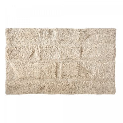 Tapis de bain motifs embossés en coton tufté NOAH GUY LEVASSEUR