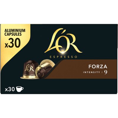 Capsules Espresso FORZA x30 156g L'OR