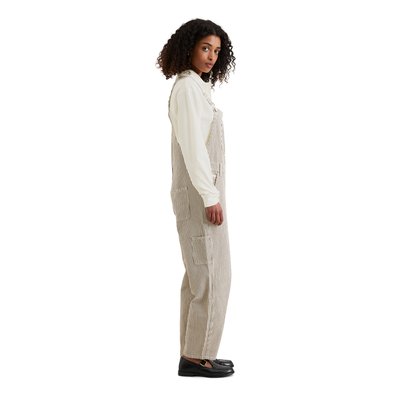 Salopette realxed en coton organique rayé MARC O’POLO DENIM