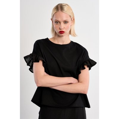 T-shirt décontracté aux manches volantées LILI SIDONIO