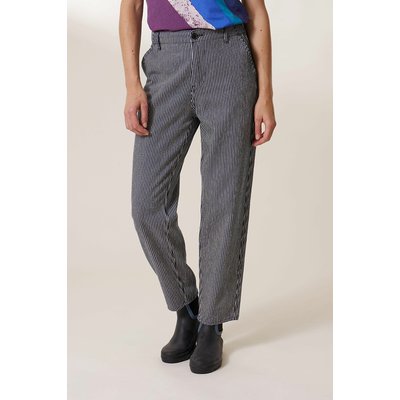 Armina Striped Straight Trousers LEON & HARPER
