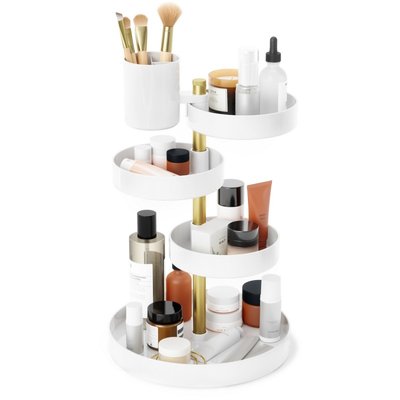 Rangement maquillage salle de bains  Pirouette UMBRA
