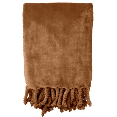 Plaid Florijn - Marron, 150x200 cm DUTCH DECOR