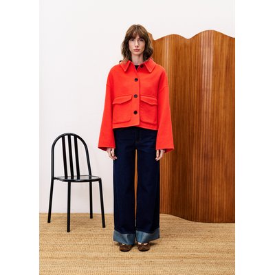 Manteau  en laine CAPUCINE FRNCH