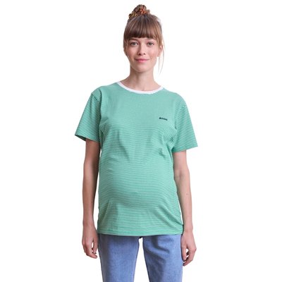 T-shirt rayé grossesse et allaitement en coton VERTBAUDET