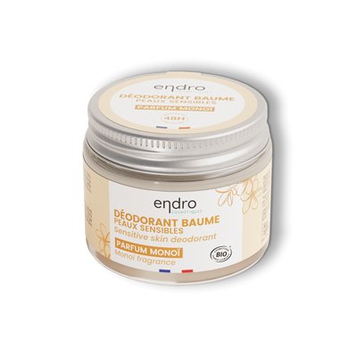 Déodorant baume peaux sensibles Monoï ENDRO