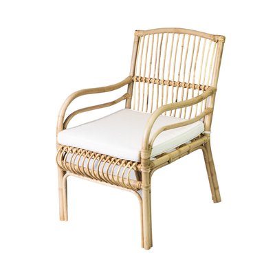 Chaise en rotin avec accoudoirs BONDY HYDILE