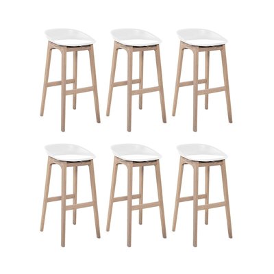 Lot de tabourets de bar en bois 65cm RIVA MOB IN
