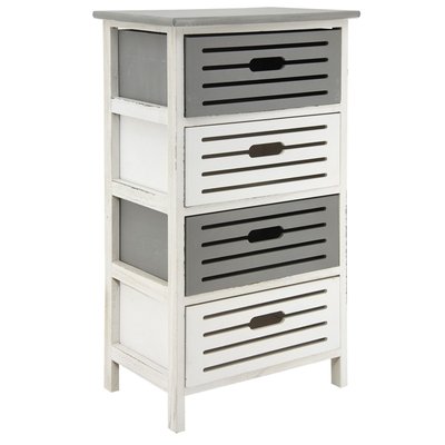 Commode en bois ajouré 4 tiroirs AUBRY GASPARD