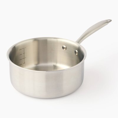 Casserole en inox, 20cm, induction MONOPRIX MAISON