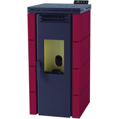 FM Poêle à granulés BP-100 9,5kW Rouge FM BIOMASA