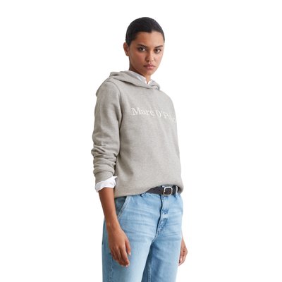 Sweatshirt à capuche avec logo relaxed en coton organique MARC O'POLO