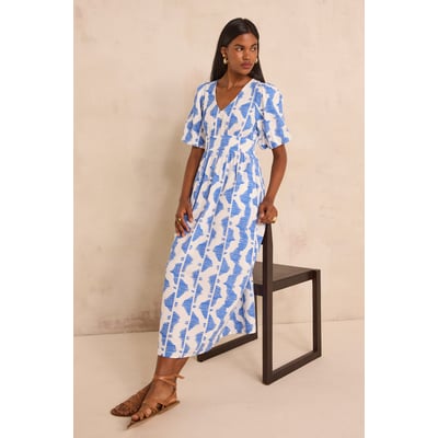 Robe trapèze imprimée en coton POLLYNA Maison 123