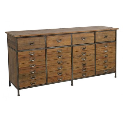 Buffet bas 4 portes 4 tiroirs - MANUFACTURE INTERIOR'S