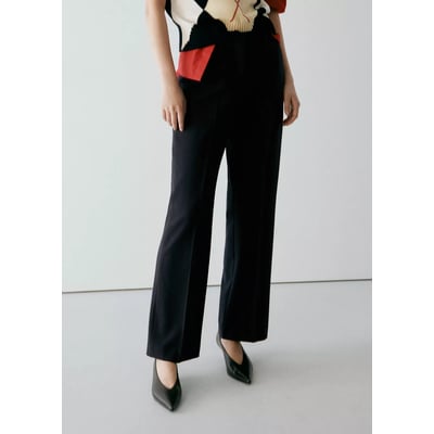 Pantalon droit taille normale MANGO