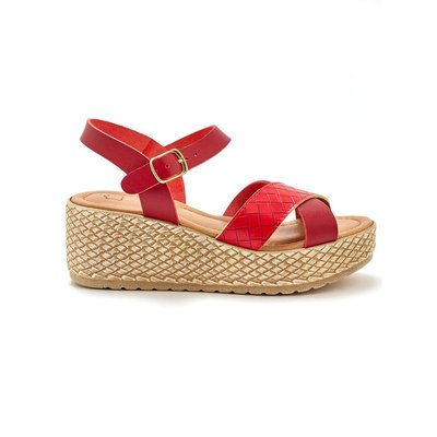 Chaussures rouges compensées new arrivals