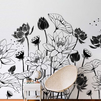 Papier peint panoramique Nympheas ACTE DECO