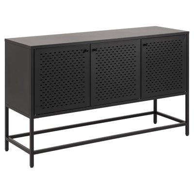 Buffet Joy avec 4 niches de rangement fermées par 3 portes TOILINUX