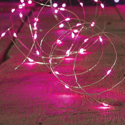 Guirlande lumineuse intérieur 4m multicolore 40 LED à piles FEERIC LIGHTS & CHRISTMAS