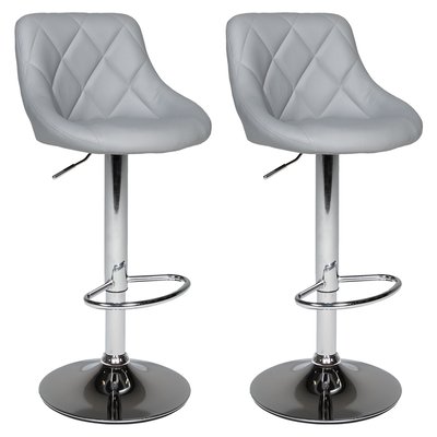 Lot de 2 tabourets de bar, JASPER HAPPY GARDEN