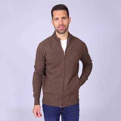 Cardigan zippé Hauron MISE AU GREEN