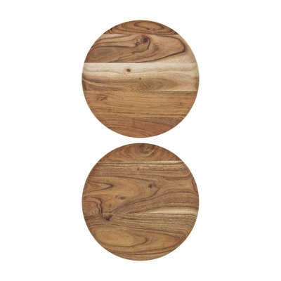 Plateaux rond Wood lot de 2 HOUSE DOCTOR