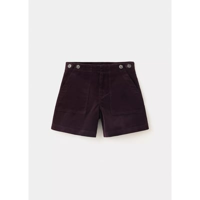 Shorts en velours côtelé avec détail de boutons MANGO KIDS