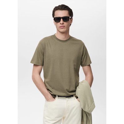 T-shirt slim-fit 100 % coton MANGO MAN