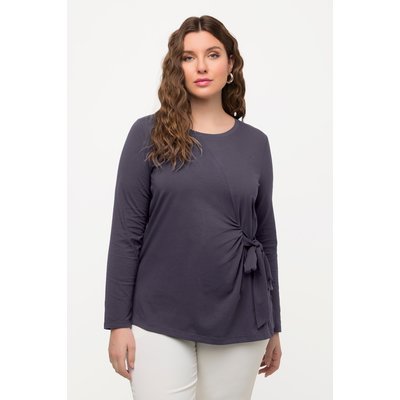 T-shirt, nœud fantaisie, classique, col en V ULLA POPKEN