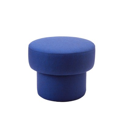 Pouf en Tapissé en 100% laine chinée Nerio  POPPIE MADURA