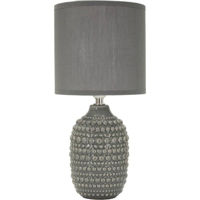 Lampe de chevet céramique abat-jour tissu MODERN RECOLLECTION