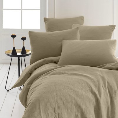 Parure housse de couette gaze de coton + 2 taies 50x70 cm LOFT SENSEI MAISON