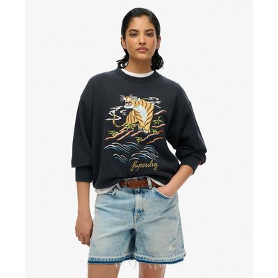 Sweat ras du cou ample brodé Suika SUPERDRY