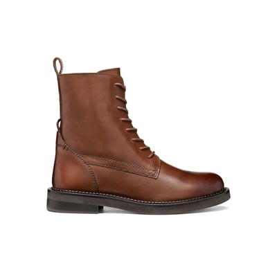 Bottines respirantes à lacets en cuir Serilda GEOX