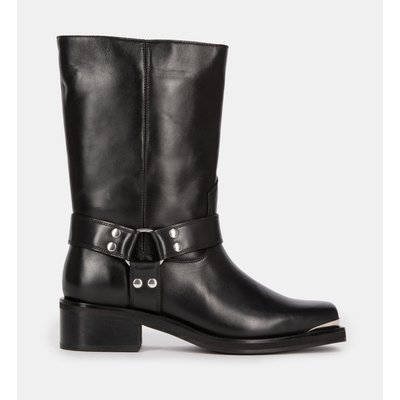 Bottes à sangles en cuir THE KOOPLES