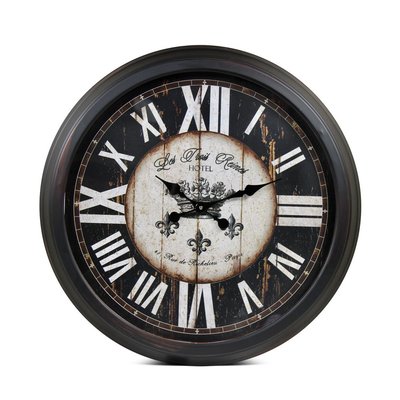 Grande horloge ancienne murale hôtel les DECORATION D’AUTREFOIS