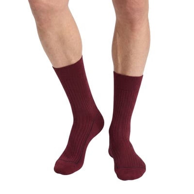 Chaussettes mi-hautes côtelées Mode DIM