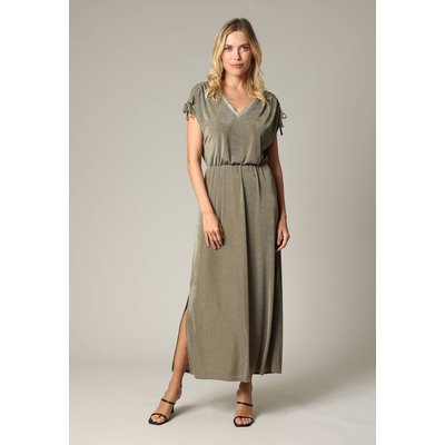 Robe longue en maille fantaisie avec détails fantaisie ROSAJANE DEELUXE