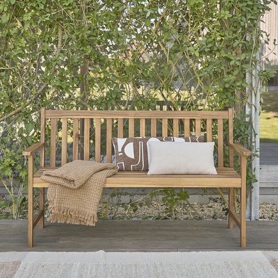 Banc de jardin en acacia massif 150 cm  HANOÏ BERAH GETAH