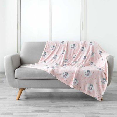 Plaid flanelle Petite danseuse etoile DOUCEUR D'INTÉRIEUR