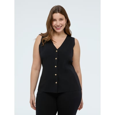 Gilet long en maille FIORELLA RUBINO