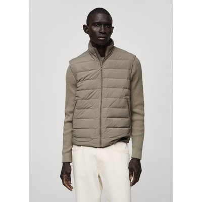 Gilet matelassé rembourrage duvet et plumes MANGO MAN