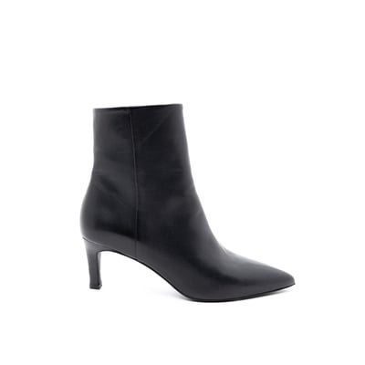 Boots À Talon en cuir CASSANDRE MELLOW YELLOW