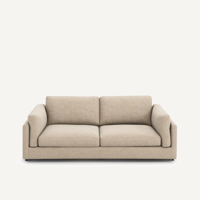 Divano letto a 3 posti in misto cotone, César AM.PM