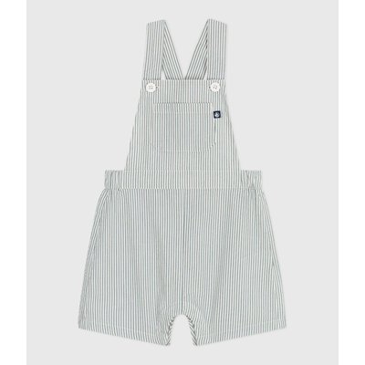Kurze Latzhose mit Streifen, Baumwolle PETIT BATEAU