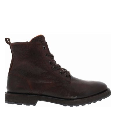 Boots cuir talon plat BULLBOXER