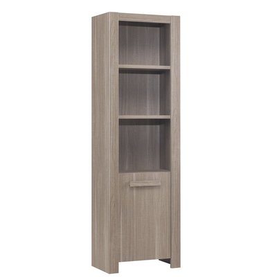 Bibliothèque une porte style naturel - Fabrication Française CALICOSY