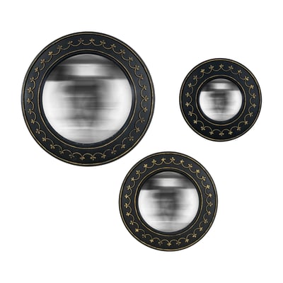 Lot de 3 miroirs convexes 18, 22 et 26 cm EMDE