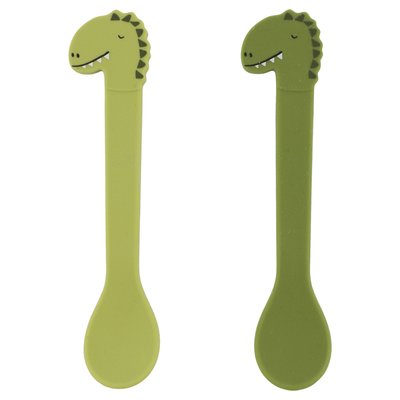 Lot de 2 cuillères en silicone Mr. Dino - Trixie TRIXIE