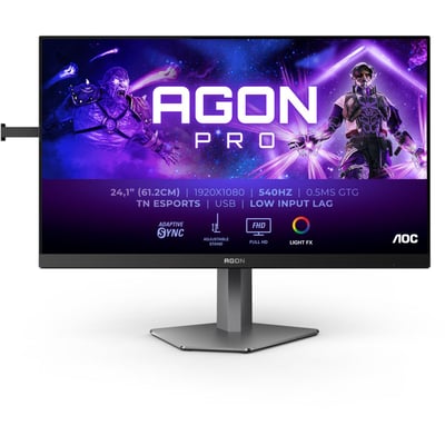 Ecran PC Gamer AGON PRO 24" Full HD 540Hz Ultra Fast TN HDMI 2.1 AMD FreeSync AOC